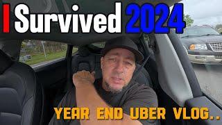 Year End Uber Vlog 2024 | Uber Car Service Driver