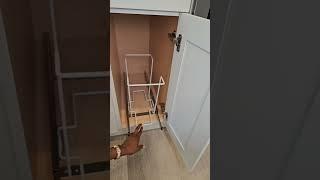 Looking to hide your trash can? https://amzn.to/478ASN8 #organizedhome #cabinetorganizer #shorts