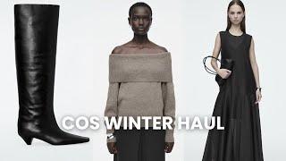 COS Winter 2024 Haul  | Minimalist Staples for your Capsule Wardrobe! | Helen Tsokana