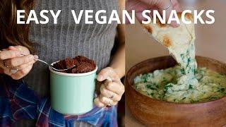 EASY VEGAN SNACKS FOR AFTER SCHOOL & WORK