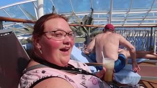 Sorrento's pizza & Hanging out in the Solarium - 2019 Royal Caribbean Cruise - Day 2.1 (3-28-19)