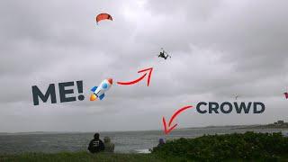 Kitesurfing in a Crazy Scary Storm in Cold Hawaii | Denmark