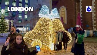 City of London Christmas Lights Tour 2023  St Paul’s Cathedral to Tower Bridge | London Night Walk