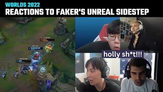 [Compilation] Casters & Streamers' reactions to Faker's unreal sidestep | Worlds 2022 | T1 vs RNG