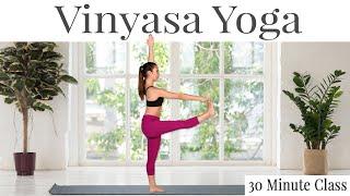 Vinyasa Yoga Warrior Flow Class - 30 Minutes