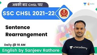 Sentence Rearrangement | English | SSC CHSL | Sanjeev Rathore Sir | Wifistudy Studios