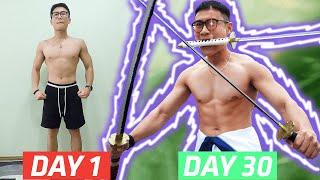 30 Days Transformation - ZORO Workout Challenge | THE DAN