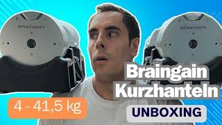 BRAINGAIN 4-41,5kg VERSTELLBARE KURZHANTELN Unboxing & Erster Eindruck