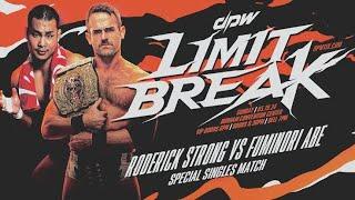 Roderick Strong vs Fuminori Abe DPW No Limit 05.19.2024