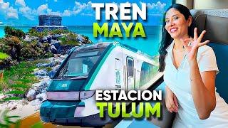 ¡Explora el Tren Maya de Tulum! Un recorrido a la estación del Aeropuerto Tulum.