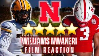 Nebraska's 5-STAR TRANSFER IS A BEAST| MUST-SEE FILM REACTION | Husker Football Recruiting