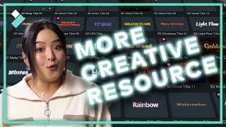 More Creative Resources - Take Your Videos to the Next Level | Wondershare Filmora 12