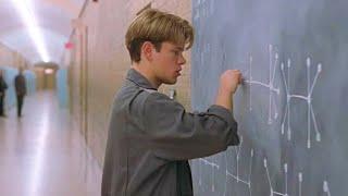 "عامل نظافة فى الجامعة بيقدر يحل مسأله رياضيه عجز كل الطلاب عن حلها "ملخص فيلم good will hunting