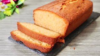 Easy Madeira loaf cake recipe. Butter loaf cake. Easy Baking.