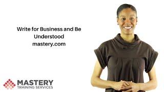 Write for Business and Be Understood - Training Clip