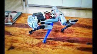 DIY quadruped robot (various surfaces)