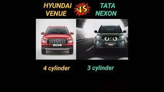 Hyundai venue vs Tata nexon l full Comparison video ll#shorts #venue #nexon