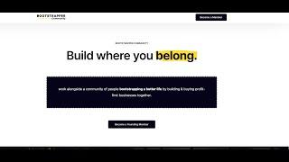 Becoming a Founding Member - Bootstrapper Community
