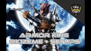 TEKKEN 7 - ARMOR KING - OKIZEME + SETUPS