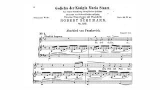 Schumann Op.135 Gedichte der Königin Maria Stuart (Fink)