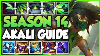 The ULTIMATE AKALI GUIDE | BEST Build & Runes | How to carry as Akali | Detailed Guide S14