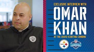 Exclusive Interview with GM Omar Khan | 2025 NFL Scouting Combine | Pittsburgh Steelers