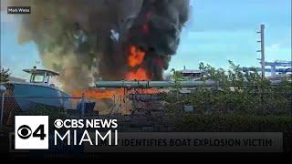 Dania Beach boat explosion victim identified by family