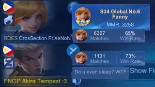 I MET TOP GLOBAL FANNY IN RANK GAME AND THIS HAPPENED! (WHO WILL PICK FANNY FIRST?) -MLBB