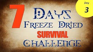 Day 3 Of The 7 Day Freeze Dried Survival Challenge Ep399