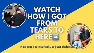 Every special needs child has a unique haircut need and I’m here to provide it  please subscribe!