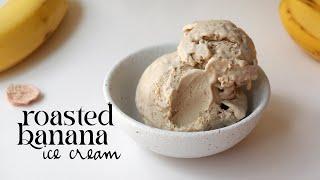 Roasted Banana Ice Cream (David Lebovitz)