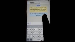 How to create broadcast list in whatsapp iPhone or iOS app | Broadcast message