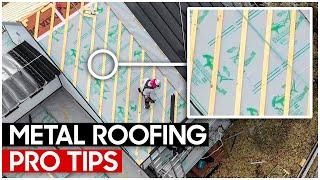 7 Keys To A Better Metal Roof Install