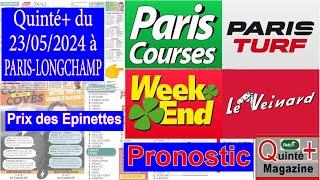 PRIX DES EPINETTES, PARIS-LONGCHAMP, quinté+ du 23 mai 2024