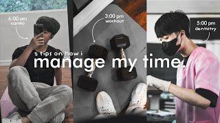 how i manage my time (as a full time dental med student) | 5 productive tips