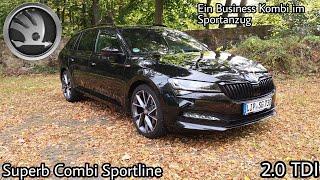 2020 Skoda Superb Combi Sportline 2.0 TDI (190 PS) - POV Review, Fahrbericht