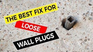 How to Fix Loose Wall Plugs 