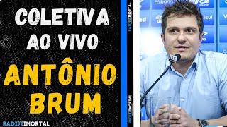 AO VIVO | COLETIVA DE ANTÔNIO BRUM | ENTREVISTA SEMANA GRENAL DIRETO DO CT LUIZ CARVALHO