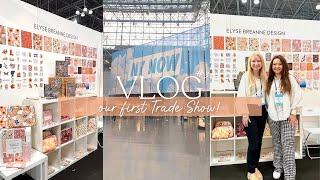 Exhibiting at Our FIRST TRADESHOW in NYC!! | Small Business Vlog