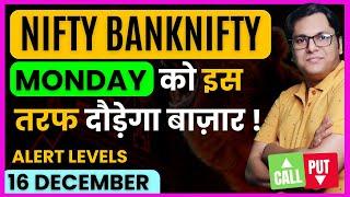 Nifty, bank nifty prediction Monday 15 December | Monday market kaisa rahega tomorrow gap up or down