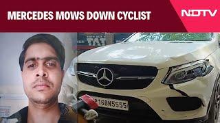 Delhi Accident News | Mercedes Runs Over Cyclist In Delhi, Driver Arrested, Car Seized