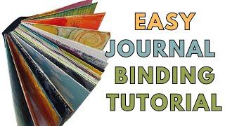 Easy Journal Binding | Junk Journal Beginner Step by Step Tutorial