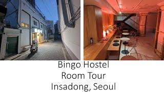 Room Tour - Bingo Hostel - Insadong, Seoul ($36CAD/night!)