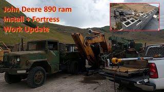 John Deere 890 ram install + Fortress Work Update