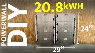 $100/Kwh DIY POWERWALL - Best yet