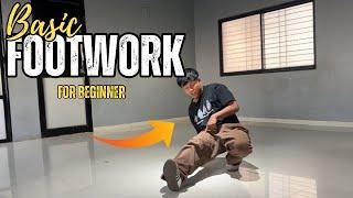 Basic Footwork Combo For beginners by Bimal Rana | Bboy tutorial