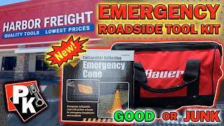 NEW Harbor Freight EMERGENCY ROADSIDE TOOL KIT!!! #harborfreight #tools #toolreviews #icon #snapon