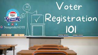 Voter Registration 101 Webinar