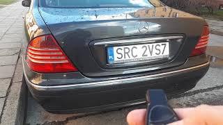 Непонятная работа крышки багажника Mercedes S - Classe W220