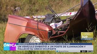 Accidental fatal autopista Córdoba- Carlos Paz